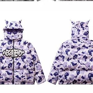 StreetwearDesigner Hood Padded Jacket Coat Harajuku Winter Thick Warm Outwear